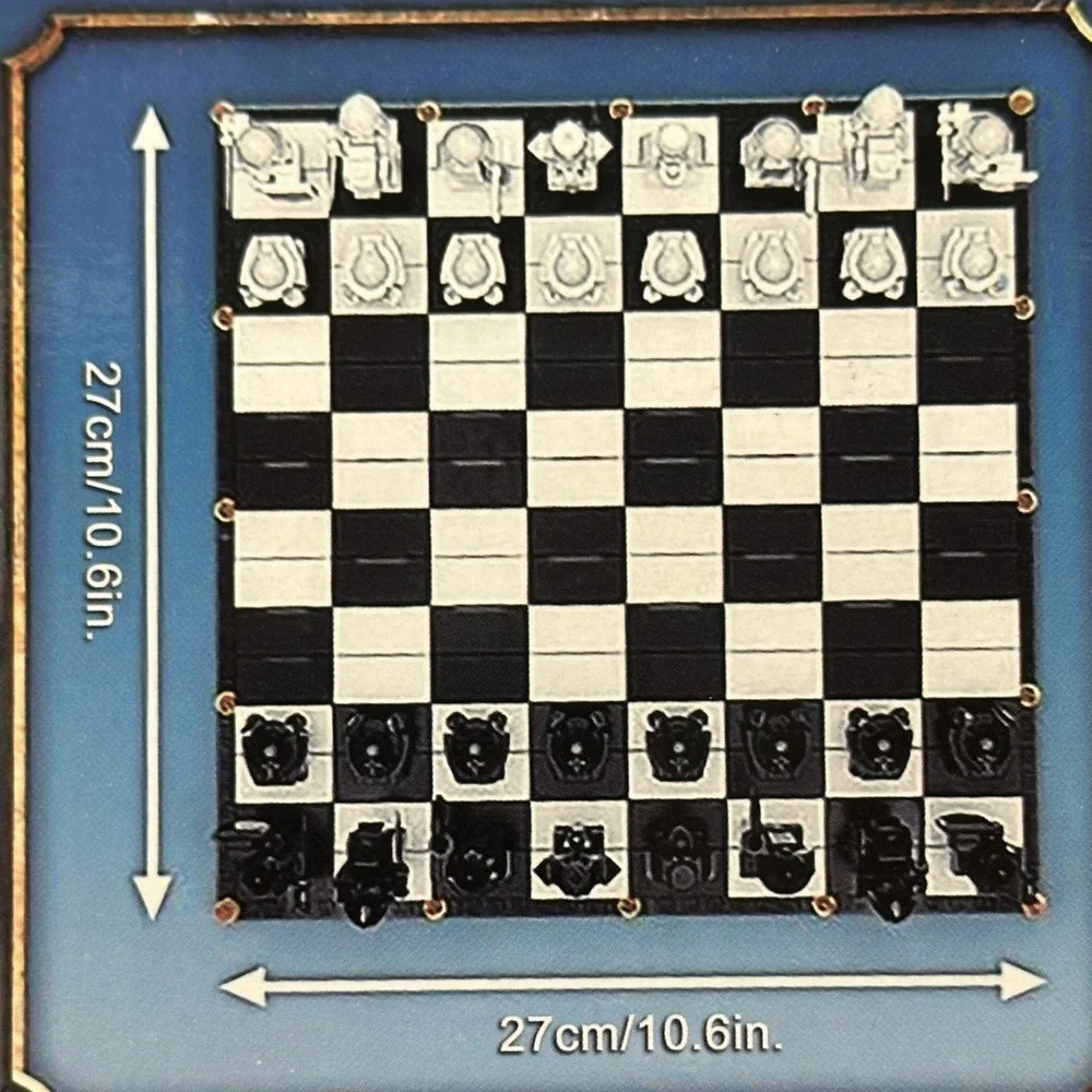 Harry Potter Sorceress Stone Wizards Chessboard Building Block Chess Game NEW - Picture 5 of 5